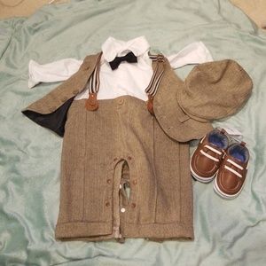BUNDLE baby boy outfit and shoes